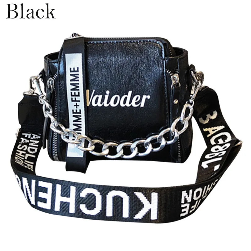 Black HEFLASHOR Women Shoulder Bag Fashion Laser Transparent Crossbody Bags Messenger Shoulder Beach Bag New Design Shoulder Bags - Цвет: Black
