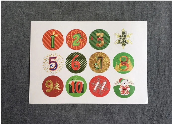 90 шт/10 листов, новинка, Merry Christmas, ручная упаковка для торта, уплотнительные этикетки из крафтовой бумаги, наклейки для выпечки, Подарочные наклейки «сделай сам» - Цвет: D 10sheets 120pcs