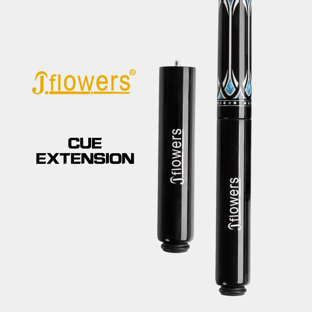 JFLOWERS JF Extension 15.5cm Length Pool/Carom Cue Extension JFLOWES Joint With Bumper Durable Kit Billiard Accessories