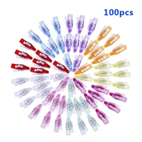diy patchwork 100 pcs plastic multipurpose craft clothing clips set colorful sewing clips paper knitting garment clips