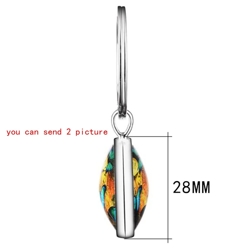 Индивидуальные брелоки ручной работы с двойным лицом фото детской семьи