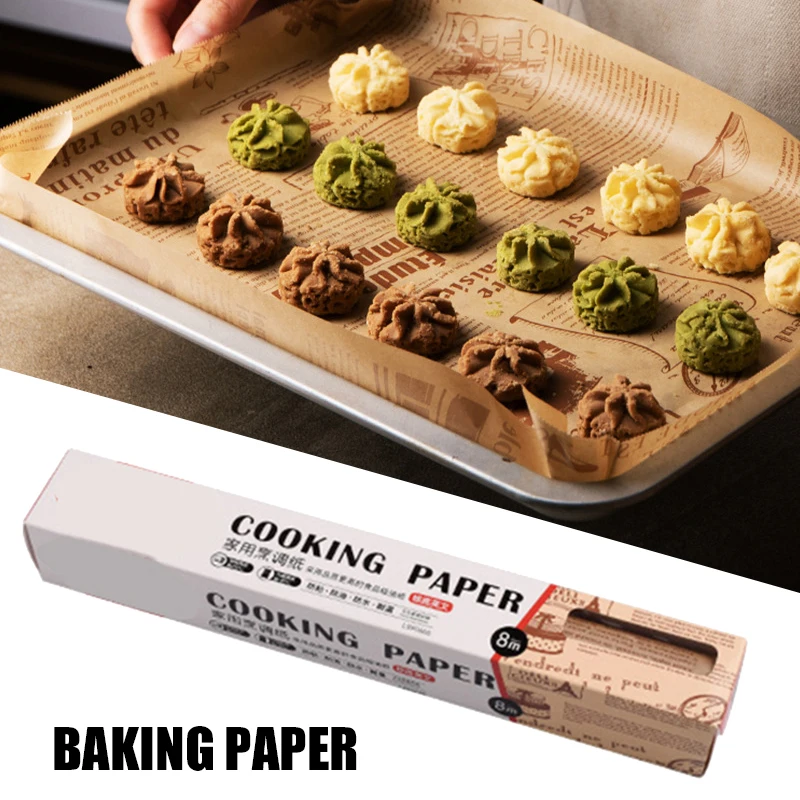 

Baking Paper Multipurpose Non-Stick Waterproof Air Fryer Paper Practical Kitchen Tools for Roasting Grilling FP8