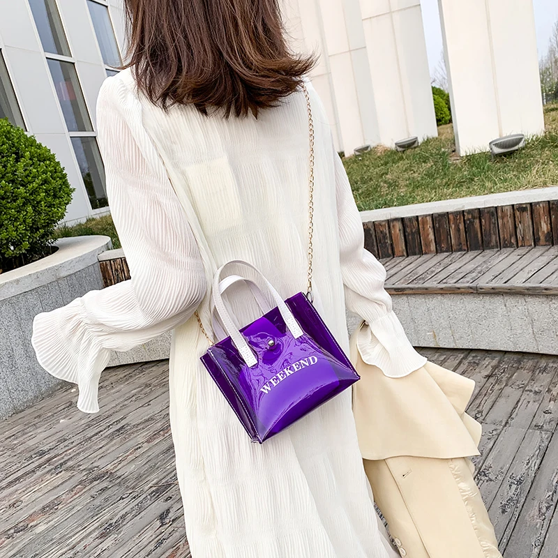 Летняя женская сумка мессенджер из искусственного ПВХ 2020| |