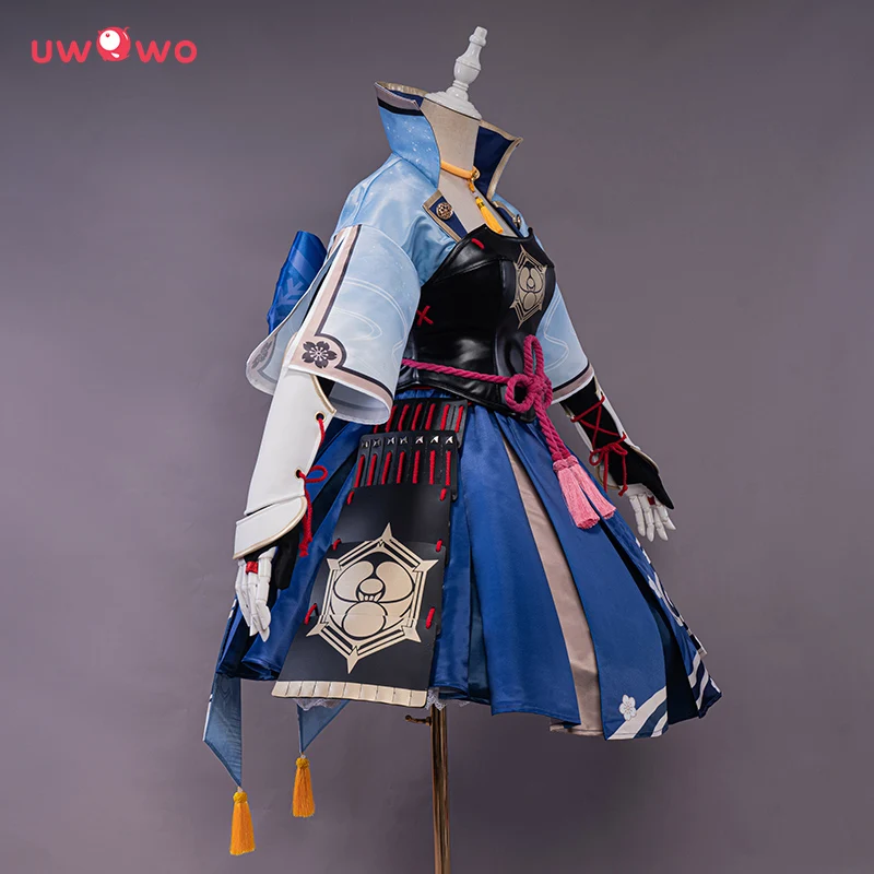 UWOWO Game Genshin Impact Kamisato Ayaka маскарадный костюм игра Dress карнавальный на Хэллоуин аниме