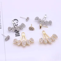 ear stud white jewelry yellow color women fashion earrings for everyday wear