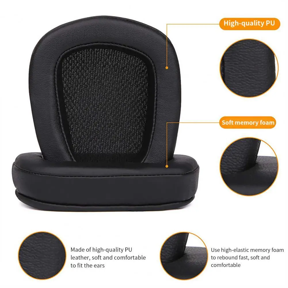

Headphone Earpad Skin-friendly Practical Noise-insulation Sponge Headset Pad Earmuff