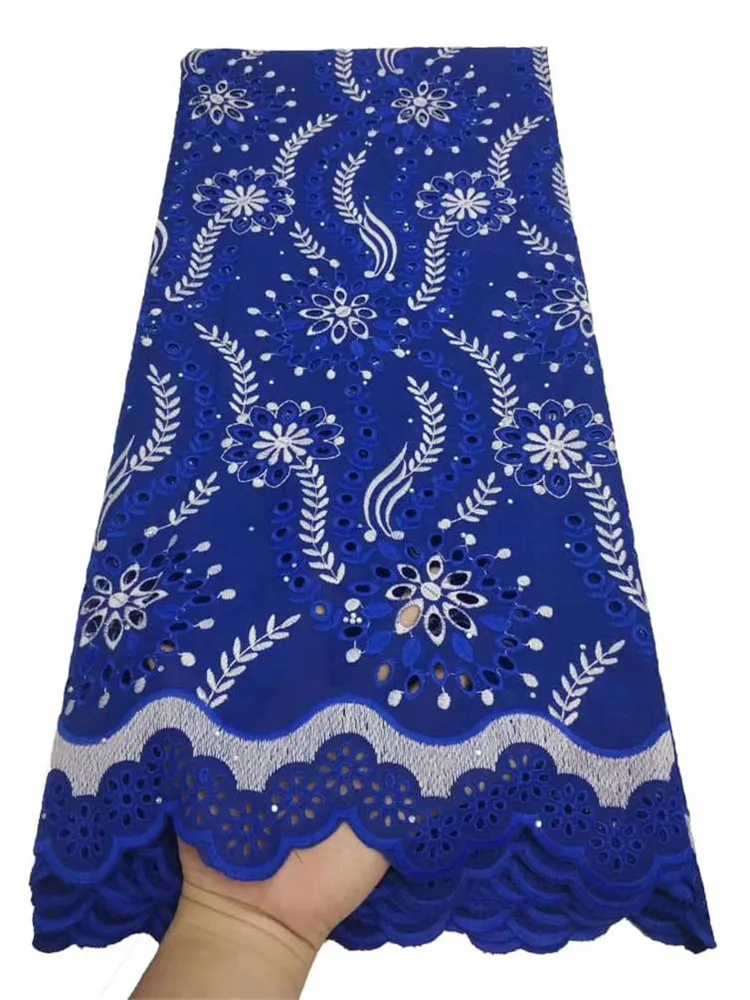 

MIQIER 2020 High Quality African nigerian tulle Lace Fabric cotton fabric Embroidery Wedding Party Dress Guipure Fabric LJF10017