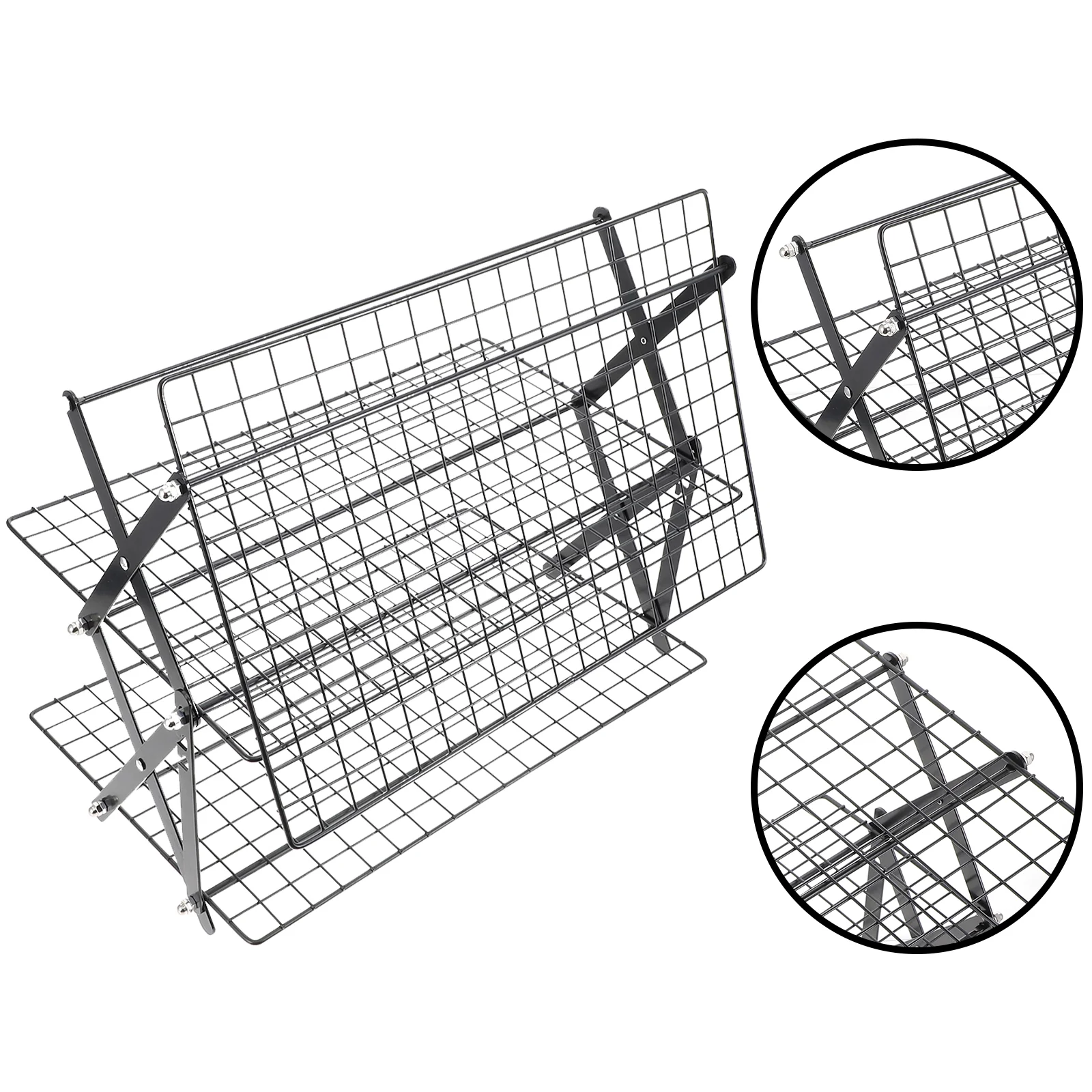 

Foldable Storage Rack Kitchen Seasoning Container Storage Shelf for Kitchen