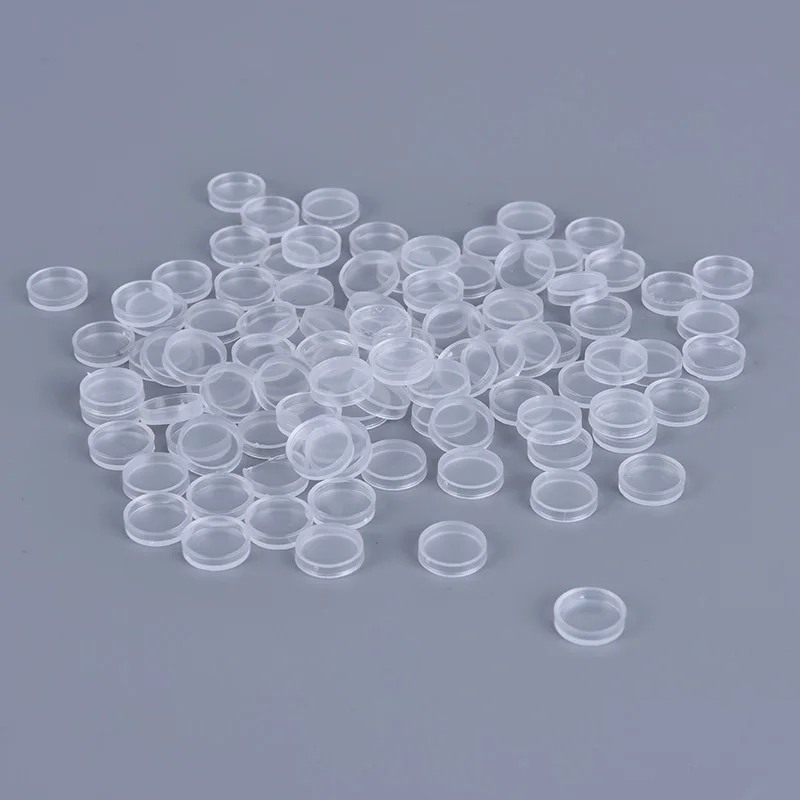 

100Pcs/Lot Eyelash Glue Holder Grafting Eye Lashes Quick Individual Blossom Cup Ring Eye Makeup Extension Adhesive Stand Tools