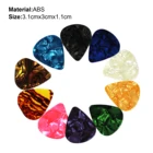 10 шт., разноцветные музыкальные аксессуары, медиаторы для гитары