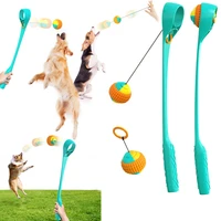 pet toys bite rubber puppy funny outdoor training ball small medium large dog puppies throwing stick with tennis ball