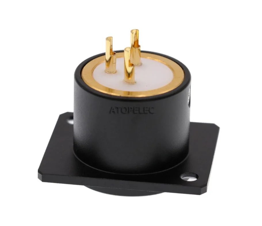 1 шт. EIZZ 3pin XLR штекер/гнездо MIC AMP CANNON адаптер Коннектор HiFi 24K позолоченный фосфорный