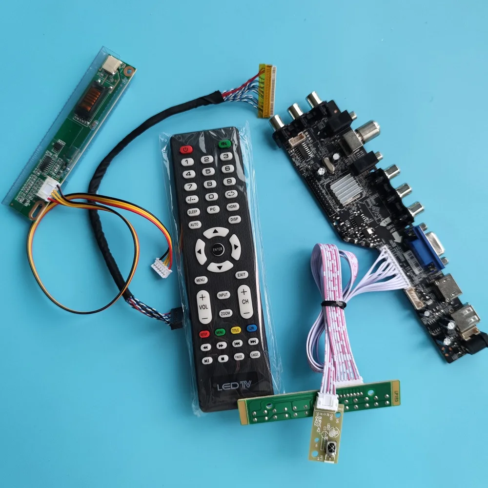 

For LP171WP4(TL)(N2)/LP171W01(A4) 1440X900 panel TV LCD lamps Controller Board DVB-T2 HDMI-compatible DVB-T DVB-C VGA USB AV RF