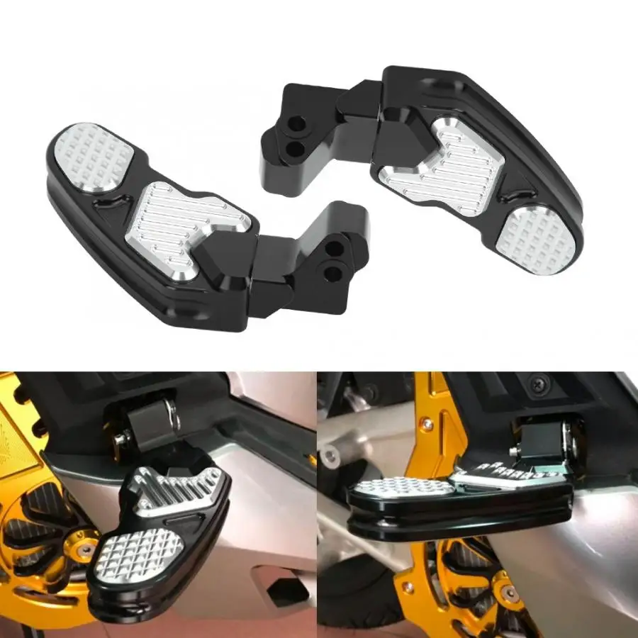 2 шт. мотоциклетные CNC Задние подножки из алюминиевого сплава подходят для Honda PCX 125