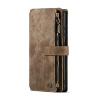 for samsung galaxy s21 s20 ultra s21 plus s20 fe case cover fashion leather zipper wallet multi card slot phone bag stand