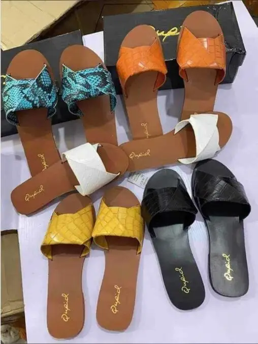 

Шлепанцы женские, леопардовые, летние, с круглым носком, 37-41