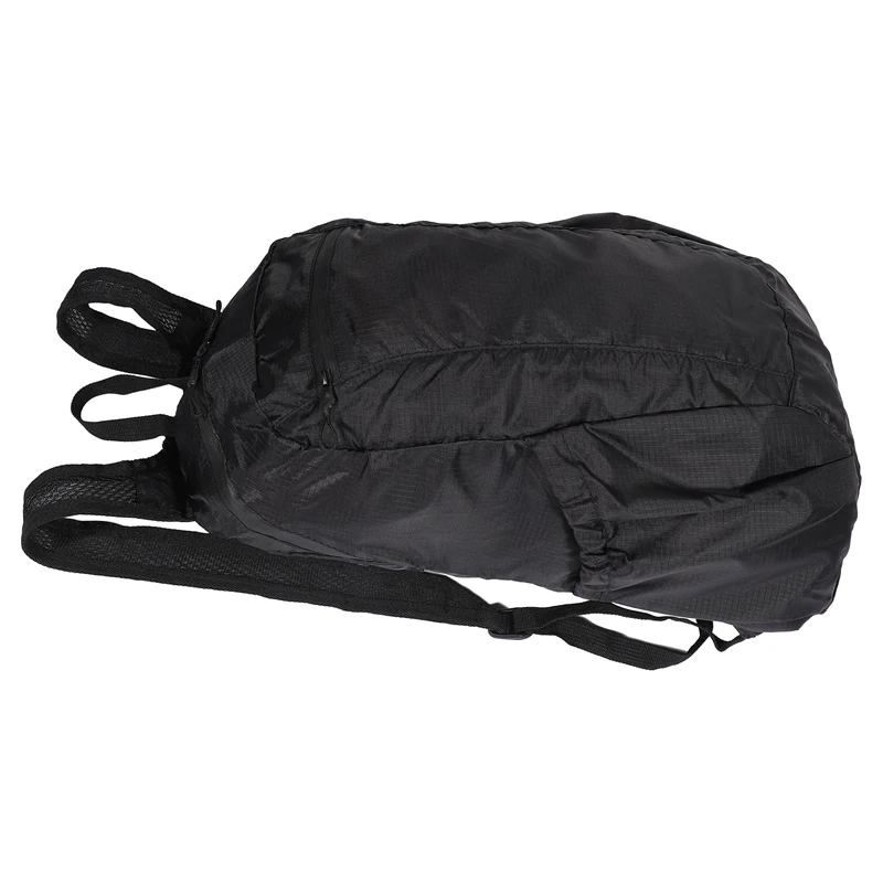 

NEW-2 Pcs Hiking Backpack,Packable Foldable Waterproof Lightweight Daypack for Traveling Skating Outdoor, Black & Gray