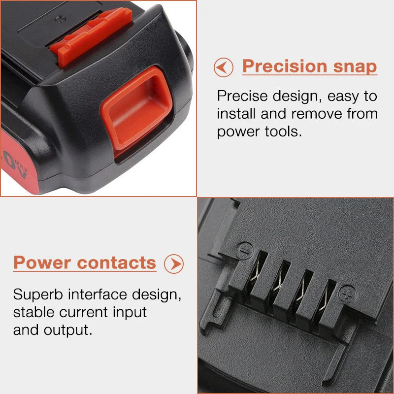 Сменный аккумулятор для Black Decker BL2018 LBXR20 LBXR2020-OPE LB20 LBX20 GKC1825L GTC1850L20 20 в/18 в 3 5 Ач |