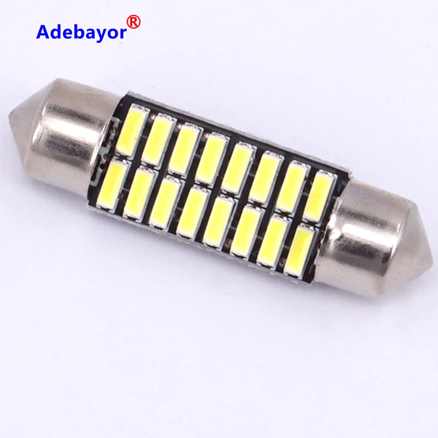 400 шт. оптовая продажа C5W Led 4014 16 SMD светодиодов Внутреннее освещение 36 мм гирлянда