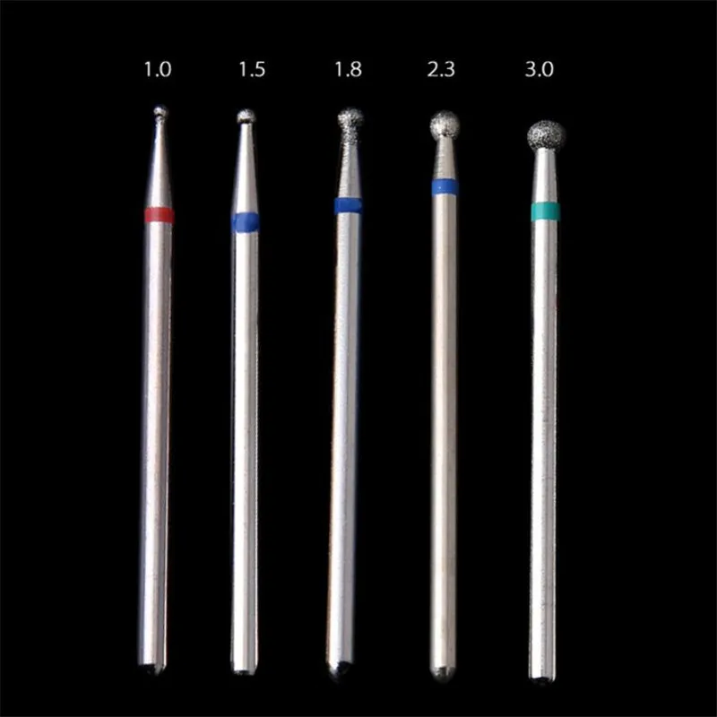 5 шт. Алмазная дрель для ногтей вращающаяся фреза электрические фрезы напильники