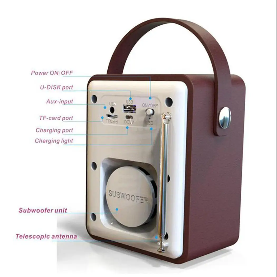 Цифровое радио FM частота DAB Бытовая Bluetooth цифровое RMS 5 0 Вт (THD + N = 10% f0 1 кГц) 49 кг> 70