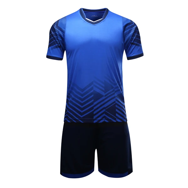 809 blue set Мужские и женские футбольные майки набор Survete Мужские t футбольные наборы Униформа спортивная одежда рубашка для футбола тренировочный костюм шорты с принтом на заказ - Цвет: 809 blue set