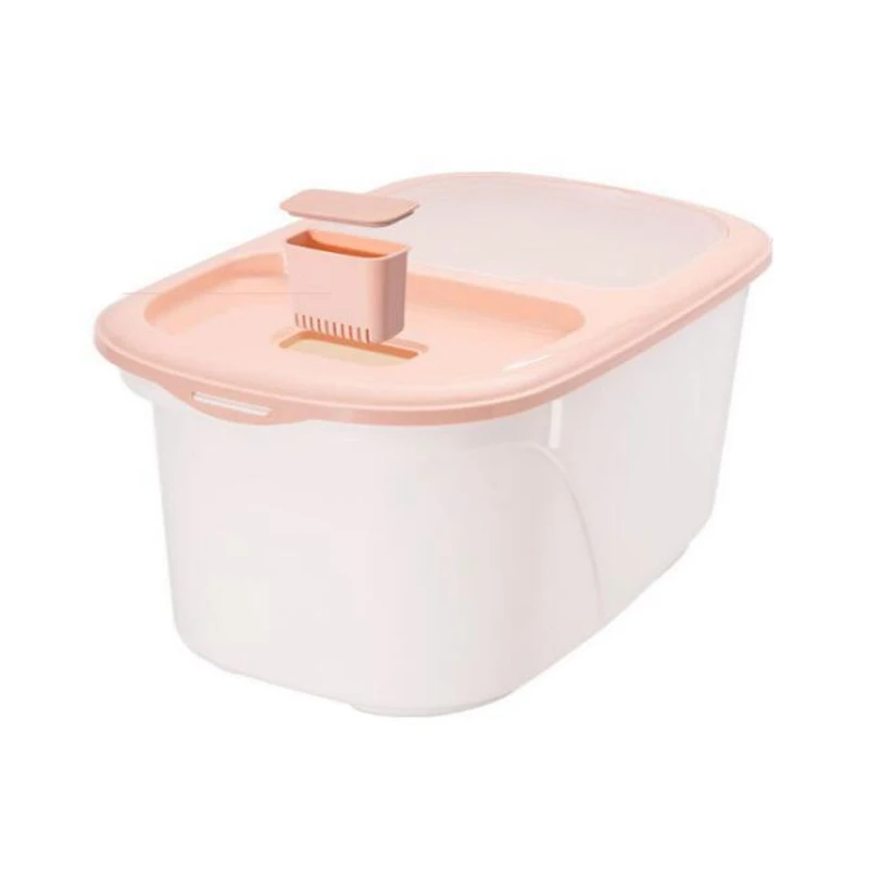 Пластиковый герметичный ящик для хранения риса 10 кг влагостойкий контейнер