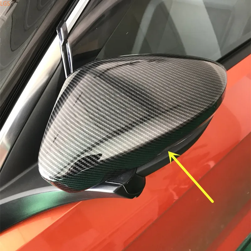 Для Volkswagen T-ROC 2018-2020 Высококачественная хромированная крышка для зеркала заднего