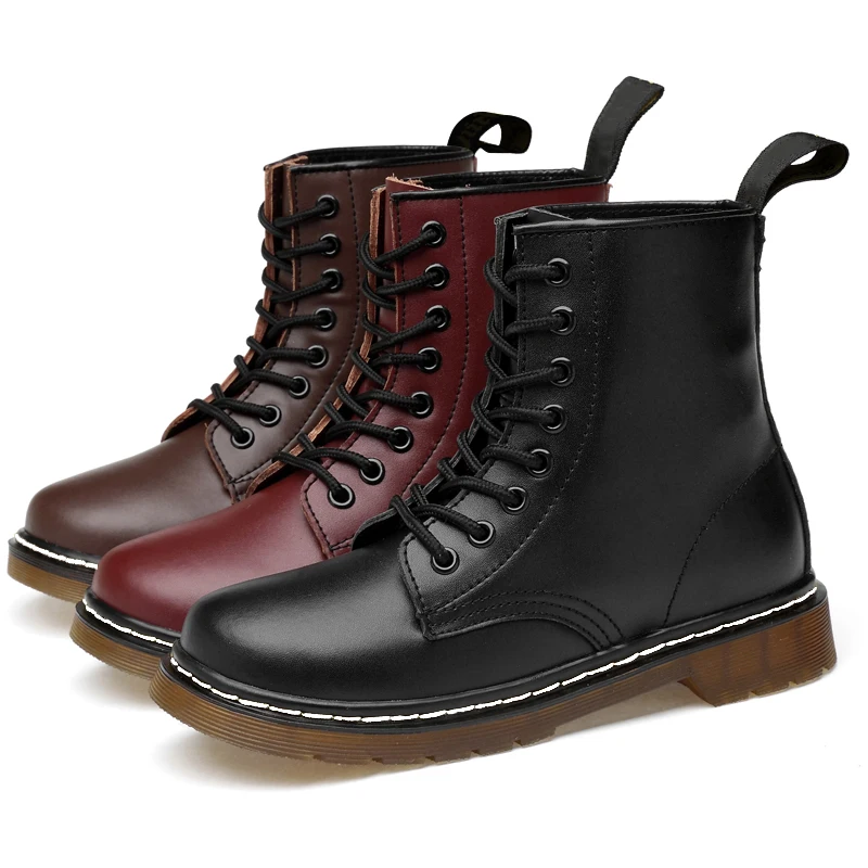 Женские ботинки из натуральной кожи зимние повседневные весенние ботильоны