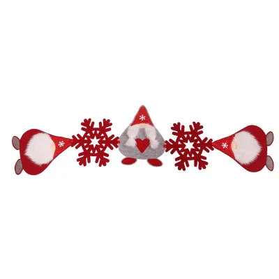 Санта-Клаус С Новым Годом 2021 столовый стол коврик Noel Рождественский