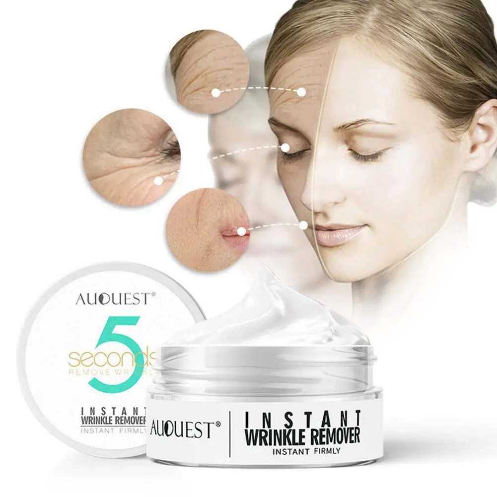 

5 Seconds Wrinkle Remover Instant Wrinkle Cream Puffy Eye Bag Lifting Skin Anti-aging Day Cream Makeup Primer Firming Skin Care