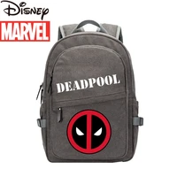 disney marvel deadpool 2 men and women trend school bag backpack computer bag simple and fashionable