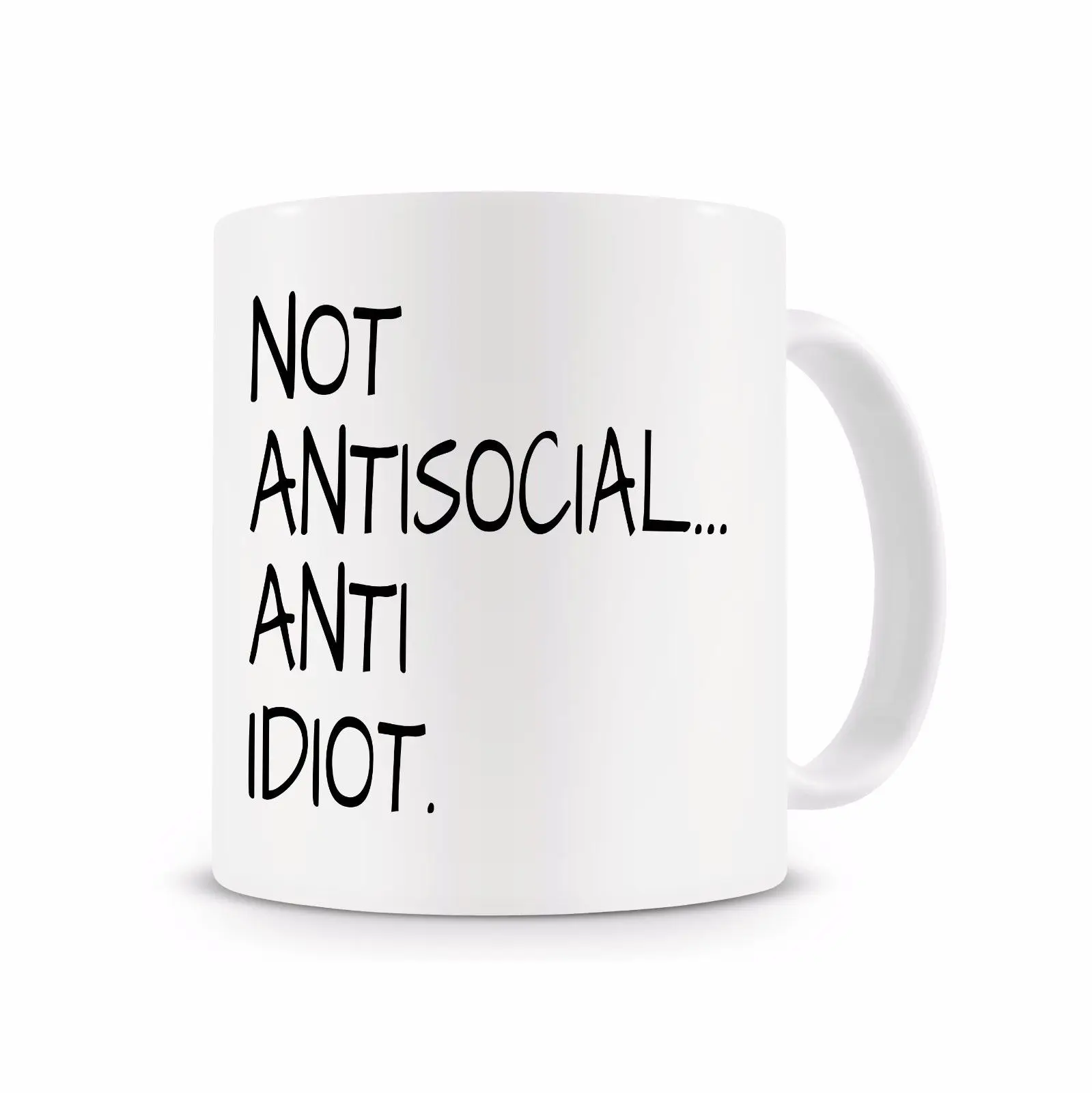 Не антисоциальное... Кружка смешная кофейная кружка рабочая Офисная с ложкой для