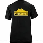 Оригинальный Питтсбург Skyline Стилерс футболка классная футболка на каждый день хлопок