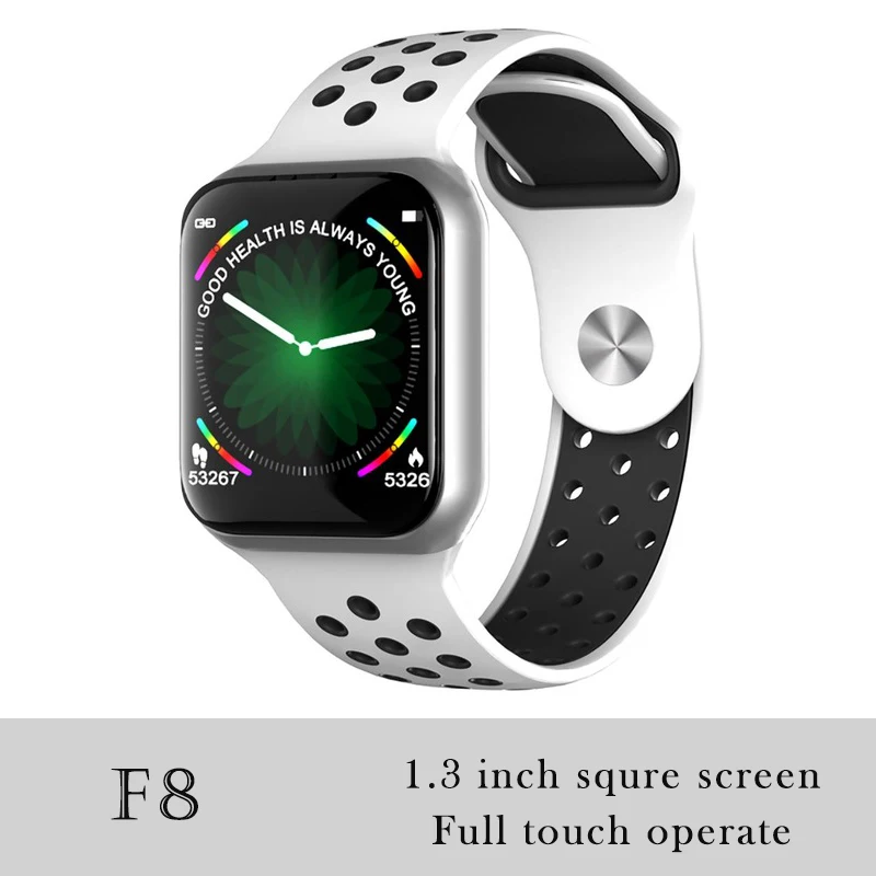 F8 White 696 LJL08 0,9" TFT цветной шагомер браслет A6 умный Браслет пульсометр кровяное давление Водонепроницаемый Фитнес-трекер часы M - Цвет: F8 White