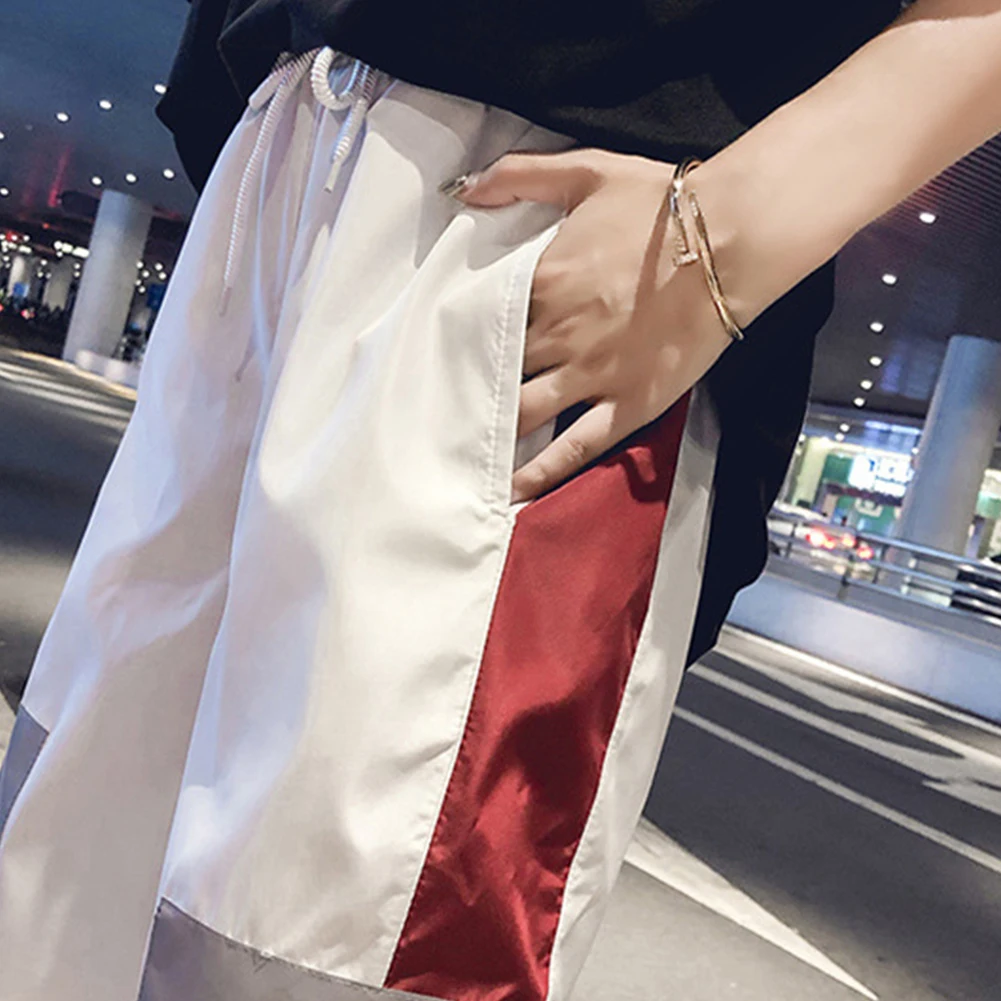 Женские спортивные брюки вечерние Брюки для бега в стиле хип-хоп уличная мода |