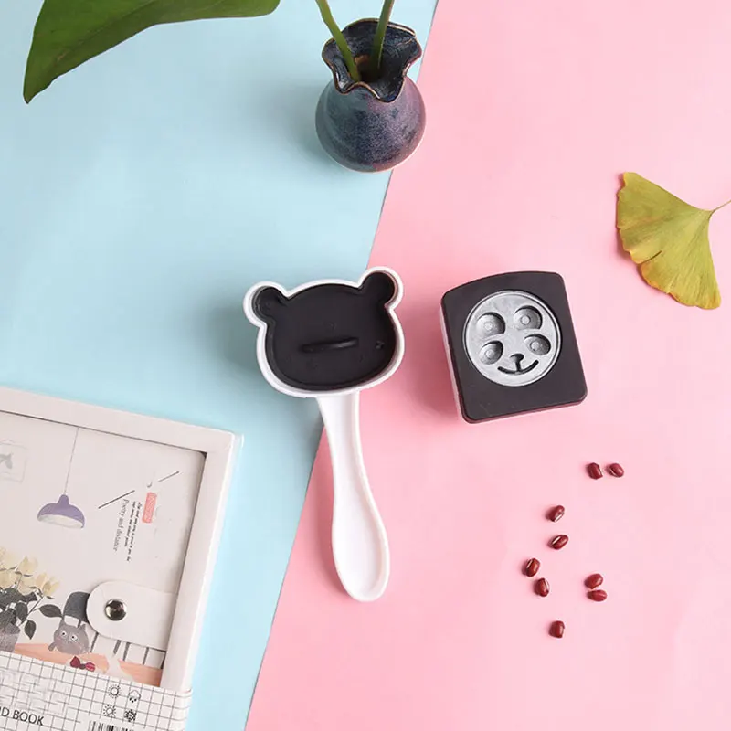 DIY Panda Bear Форма для рисовых шариков Kit пластиковый роллер суши инструмент Базука