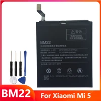 replacement phone battery bm22 for xiaomi mi 5 mi5 m5 first bm22 2910mah with free tools