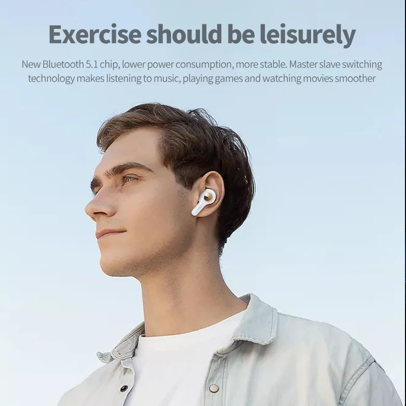 

TWS Bluetooth 5.1 Earphones Ture Wireless Headphone 8D Stereo Sports Waterproof Earbuds Headsets With Microphone