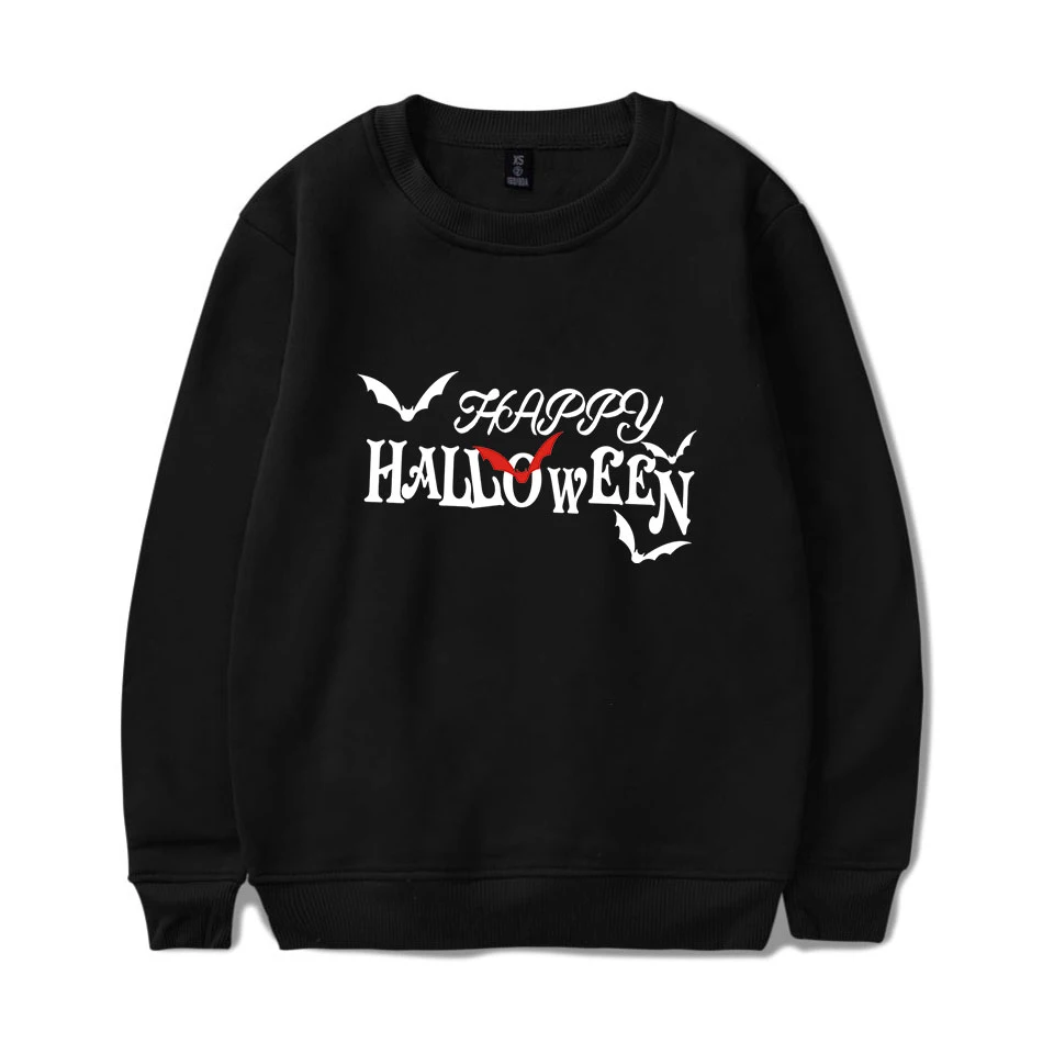 

2019 black Halloween Capless Sweatshirts Men / Women Fashion Sweatshirts Halloween casual Autumn Winter Sweatshirts Loose top