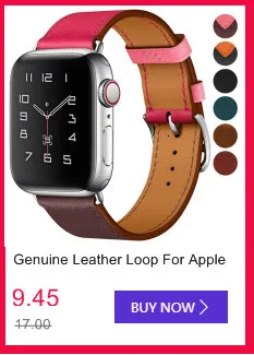 Натуральная кожа ремешок Double Tour кожаный браслет 40-44 мм, ремешок для Apple Watch, 42 мм, версия 5 4 3 2 1 38 мм; спортивная обувь; женская