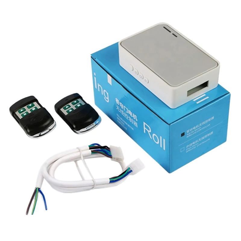 Штарки завальцовки трубчатый моторный контроллер Беспроводной двери гаража