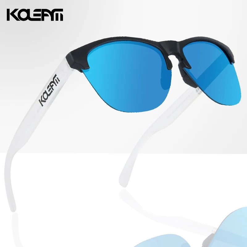KDEAM Модные поляризованные солнцезащитные очки для мужчин и женщин TR90 полуоправы
