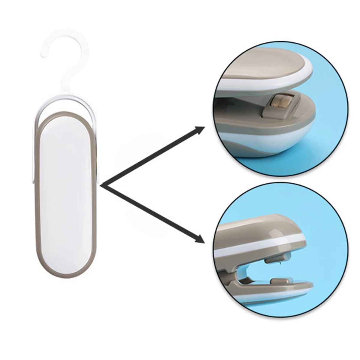 

Mini Portable Handy Package Sealing Machines For Plastic Snacks Bags Heat Sealer Vacuum Resealer Kitchen Storage