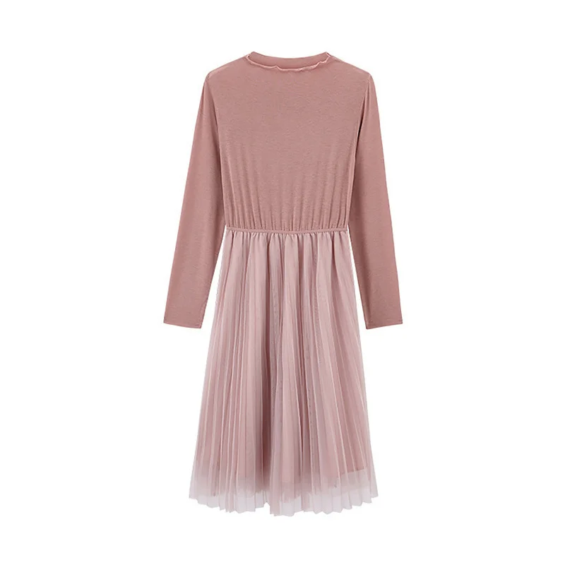 Инман весна осень юный литературный стиль шнуровка трикотажная юбка платье феи