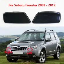 1 Pair Front Left+Right Headlight Washer Spray Nozzle Cover For Subaru Forester 2009 2010 2011 2012 OEM 86636SC030 86636SC020