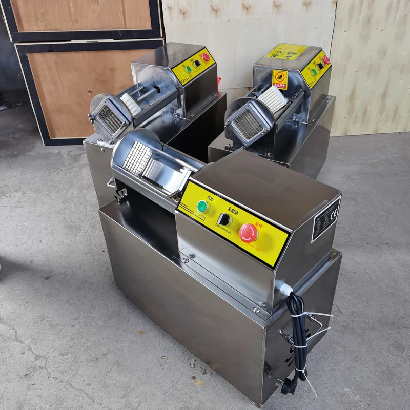 

Electric Vegetable Cutter Commercial Automatic Fruit Vegetable Cutter Machine For Slicer Shredder Potato Radish Cut Section