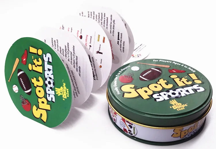 55 шт./компл. и пятно Dobble игры карточные игрушки детский спортивный Животные Gone