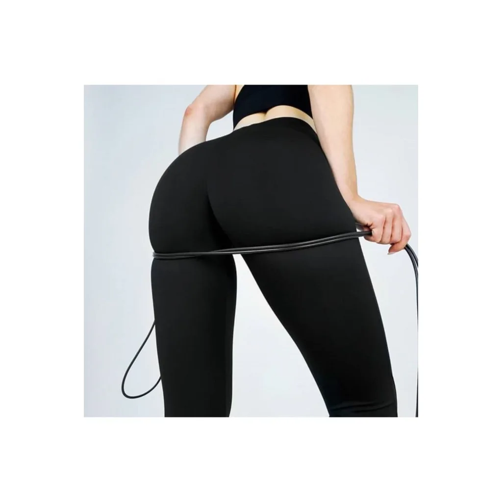 Women Black High Waist Laser Cut Sports Leggings 231