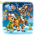 Алмазная 5D живопись сделай сам, полная вышивка, вышивка крестиком, Рождественская Алмазная мозаика с колокольчиком и счастливой птицей